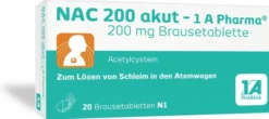 Nac 200 Akut 1a Pharma 20 Brausetabletten