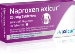 Naproxen axicur 250 mg 30 Tabletten