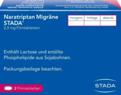 Naratriptan Migräne Stada 2,5 mg 2 Filmtabletten