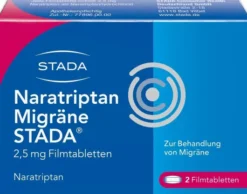 Naratriptan Migräne Stada 2,5 mg 2 Filmtabletten