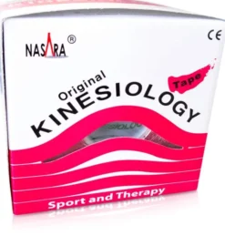 Nasara Kinesio Tape 5 cm X 5 M Pink Inklusive Spenderbox 1 Tape