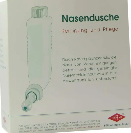 Nasendusche Kunststoff und 4 Beutel Salz 1 Stück
