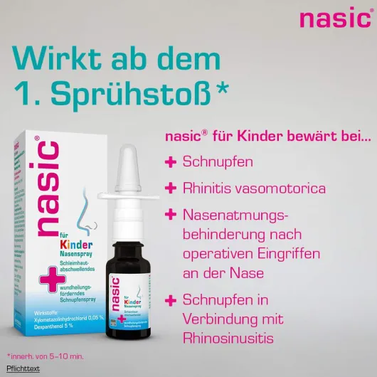 Nasic für Kinder Nasenspray 10 ml