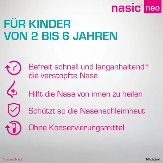 Nasic neo für Kinder 10 ml Nasenspray