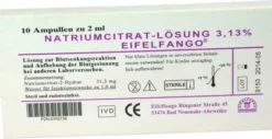 Natrium Citricum 3,13% 10 X 2 ml Ampullen