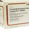 Natrium Hydrogencarbonat 8,4% Köhler 25 X 20 ml Infusionslösung