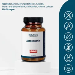 NatuGena Astaxanthin 4 mg 60 Kapseln