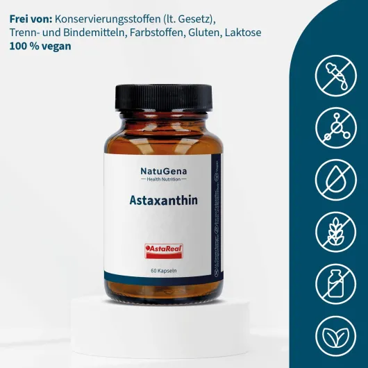 NatuGena Astaxanthin 4 mg 60 Kapseln