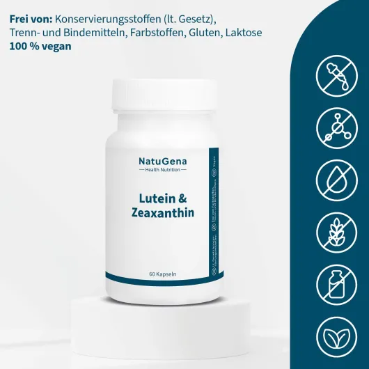 NatuGena Lutein & Zeaxanthin 60 Kapseln