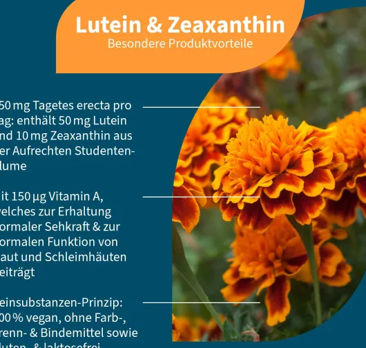 NatuGena Lutein & Zeaxanthin 60 Kapseln