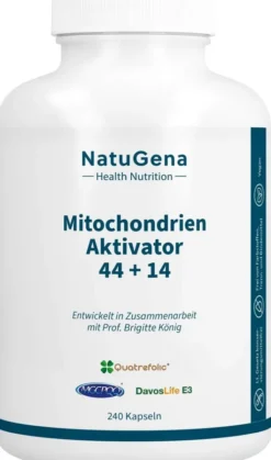 Natugena Mitochondrien Aktivator 44+14 240 Kapseln