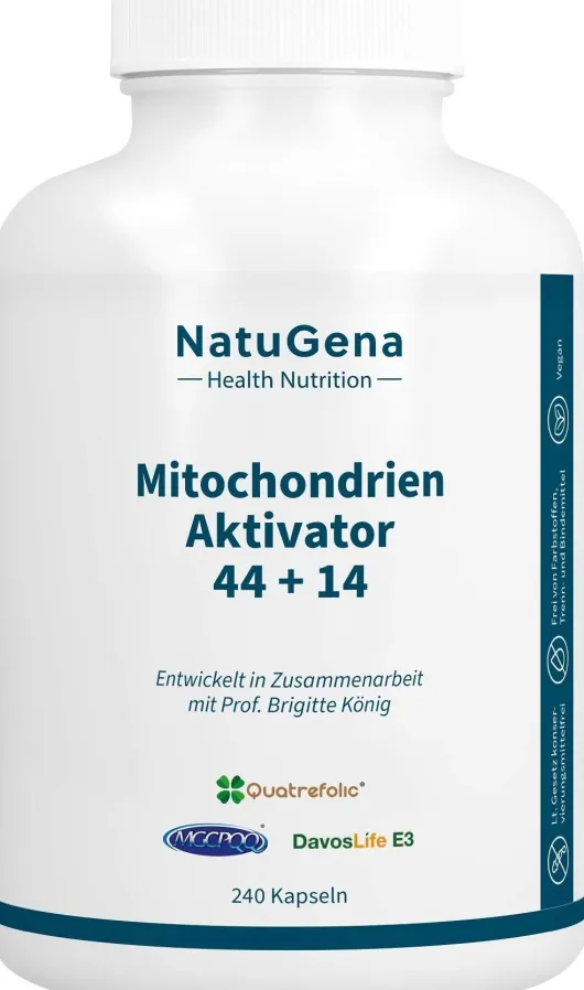 Natugena Mitochondrien Aktivator 44+14 240 Kapseln