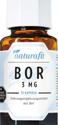 Naturafit Bor 3 mg 75 Kapseln