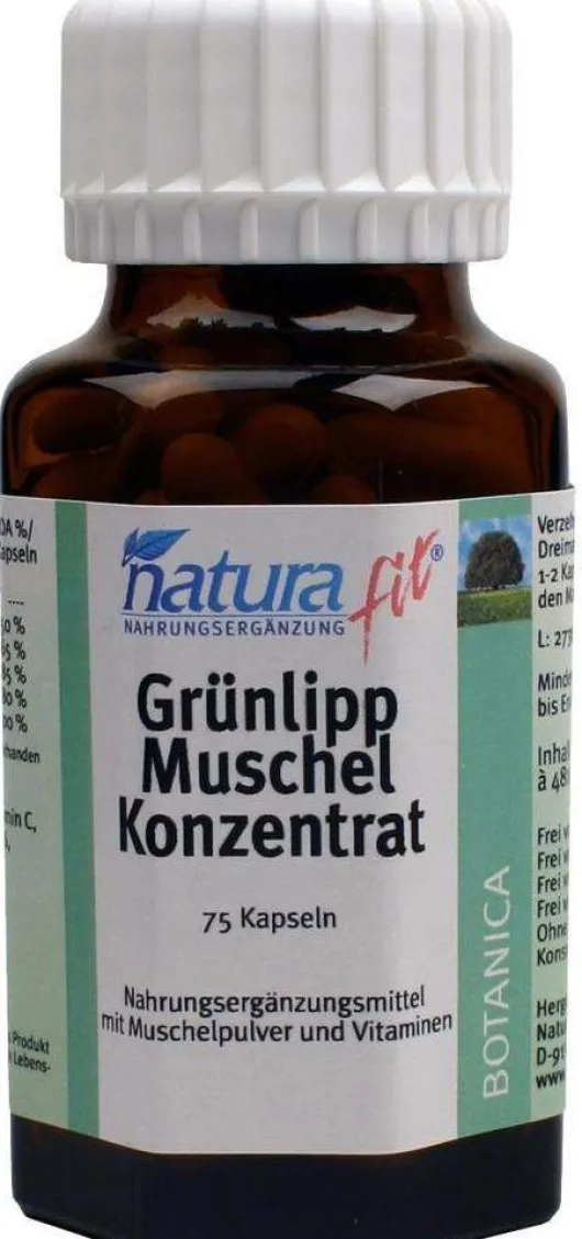 Naturafit Grünlipp Muschel Kapseln