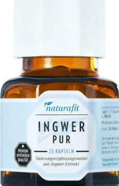 Naturafit Ingwer Pur 25 Kapseln