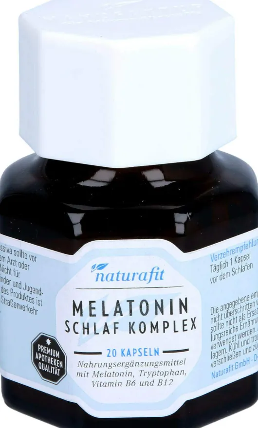 Naturafit Melatonin Schlaf Komplex Kapseln 20 Stück