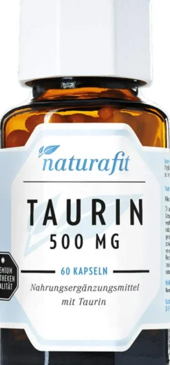 Naturafit Taurin 500 mg 60 Kapseln