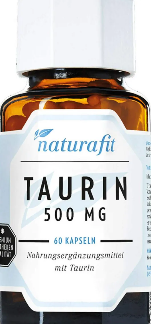 Naturafit Taurin 500 mg 60 Kapseln