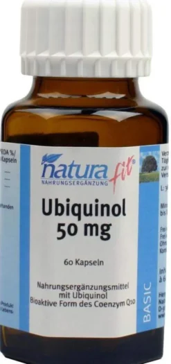Naturafit Ubiquinol 50 mg 60 Kapseln
