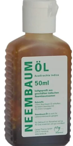 Neembaumöl Kaltgepresst Aus Neembaumsamen 50 ml Öl