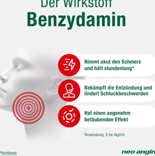 Neo Angin Benzydamin akute Halsschmerzen Spray 30 ml