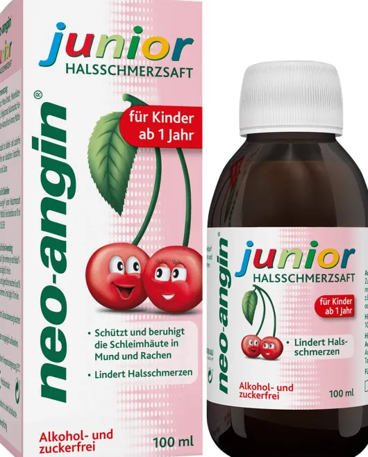 Neo Angin Junior Halsschmerzsaft 100 ml