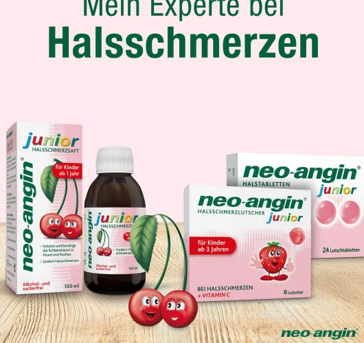 Neo Angin Junior Halsschmerzsaft 100 ml