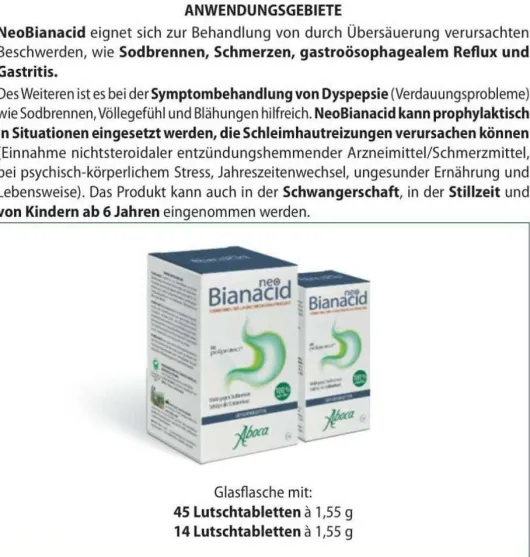 Neobianacid 14 Lutschtabletten