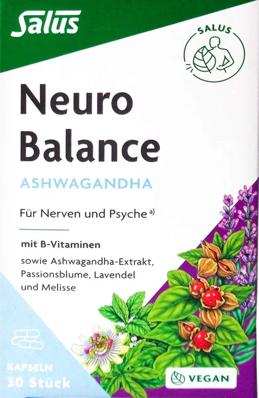 Neuro Balance Ashwagandha Kapseln Salus 30 Stück