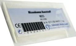 Nissenkamm Kunststoff Weiß 1 Stück