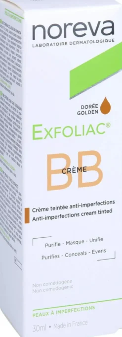 Noreva Exfoliac Getönte Bb-Creme Dunkel 30 ml