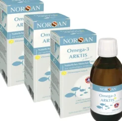 Norsan Omega-3 Arktis flüssig mit Vitamin D3 3 x 200 ml