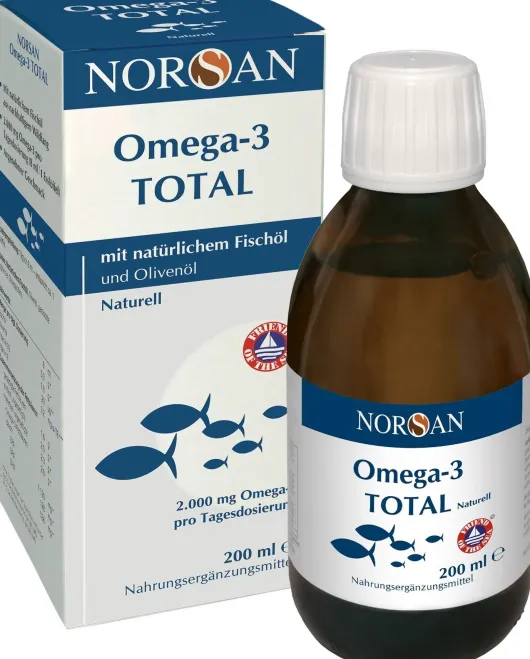 Norsan Omega-3 Total Naturell Flüssig 200 ml