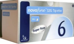 Novofine 6 mm Kanüle 32g Tip Etw