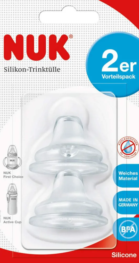 Nuk Silikon-Trinktülle 2 Stück