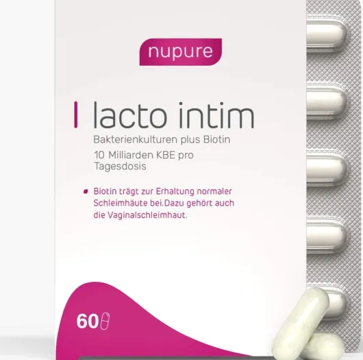nupure Lacto Intim 60 magensaftresistente Kapseln