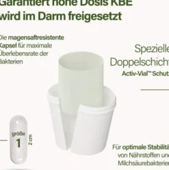 Nupure Probaflor Probiotika zur Darmsanierung 60 Kapseln