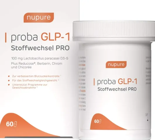 NUPURE proba GLP-1 Stoffwechsel PRO 60 magensaftresistente Kapseln