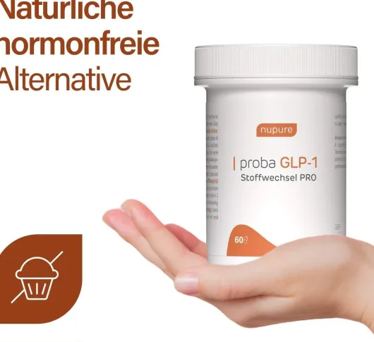 NUPURE proba GLP-1 Stoffwechsel PRO 60 magensaftresistente Kapseln