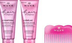 NUXE Hair Prodigieux Glanz-Shampoo 200 ml + NUXE Hair Prodigieux Glanz-Conditioner 200 ml + gratis Kamm 1 Stück