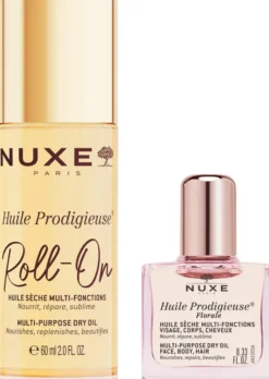 NUXE Huile Prodigieuse Roll-on 60 ml + gratis Huile Prodigieuse Florale 10 ml