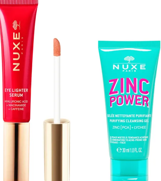 Nuxe Merveillance Lift Eyelighting Augenserum 12 ml + gratis Nuxe Zinc Power Reinigungsgel 30 ml
