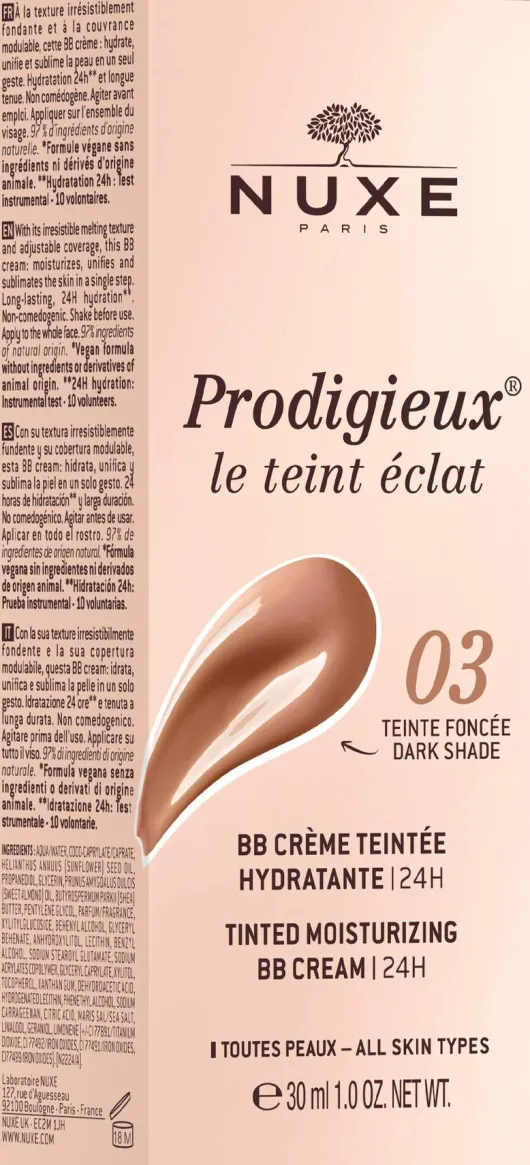 NUXE Prodigieux BB Creme dunkel 30 ml