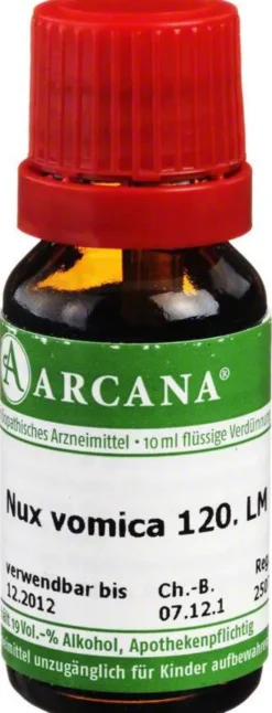 Nux Vomica Arcana Lm 120 Dilution