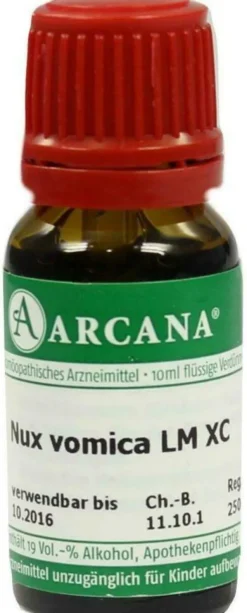 Nux Vomica Lm 90 Dilution 10 ml
