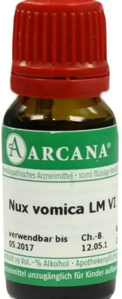 Nux Vomica Lm 6 Dilution 10 ml