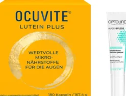 Ocuvite Lutein Plus 180 Kapseln + gratis Optolind Empflindl. Haut Augenpflege 15 ml
