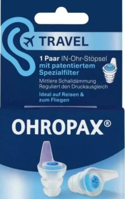 Ohropax Travel Filterstöpsel In-Ohr 1 Paar