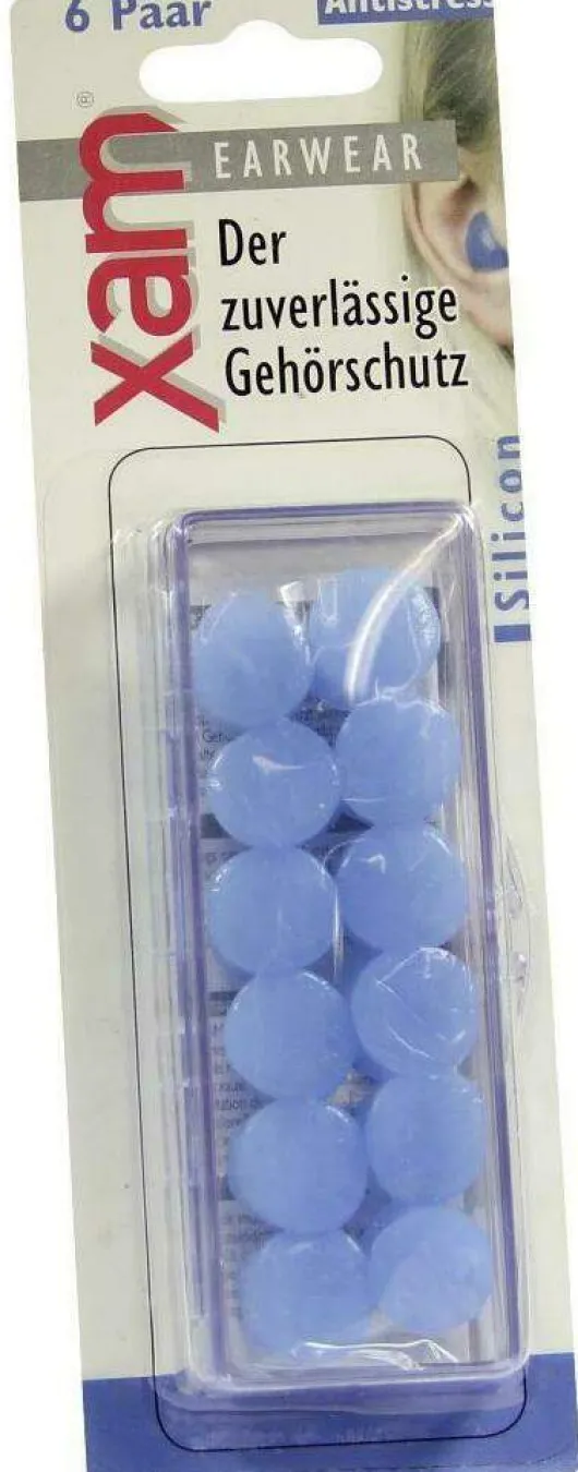 Ohrschutz Xam med. Silikon Blau