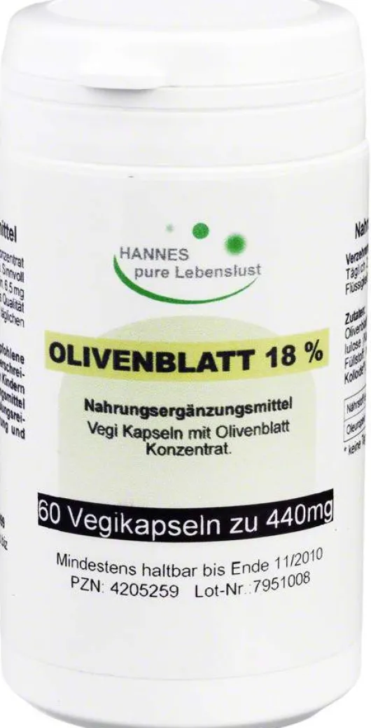 Olivenblatt Extrakt Vegi Kapseln